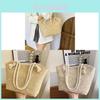 Summer Woven Tote Bag With Lace Detailing For Casual Everyday Use