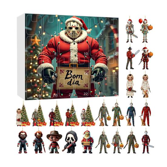 Advent Calendar 2025 24-Day Countdown Calendar with Collectible Acrylic Charms