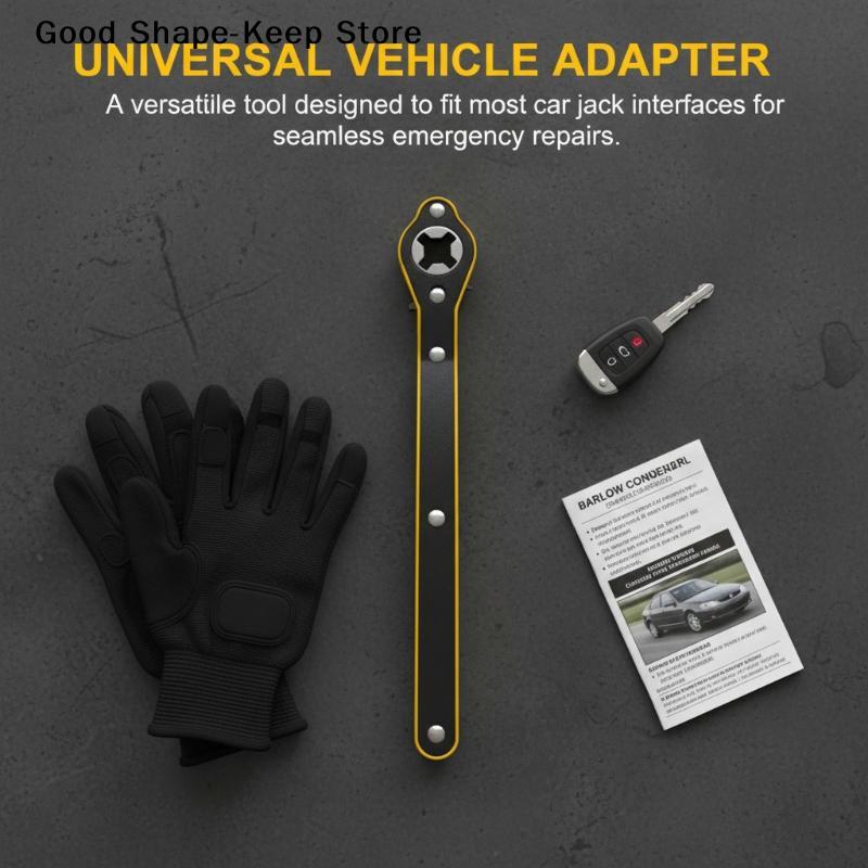 dailyCar Mounted Small Car Universal Crank Handle Car Jack Handle Lever Labor-saving Wrench Tool Accessories With CAR Tools