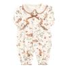 Ultra-Thin Modal Baby Girl Jumpsuit: Air-Conditioned Summer Romper with Doll Collar
