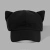 Harajuku Girl Cats Ear Baseball Hat Octagonal Hat Eye Catching Travel Gathering Visor Hat for Cycling Hiking Visor Hat