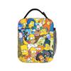 Anime S-Simpsonss Cartoon Insulated Lunch Bags for Men Women Food Container Bags Portable Cooler Thermal Bento Box For Travel