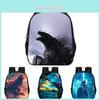 Stylish Godzilla 15 Inch Large Capacity Lightweight School Backpack For Kids
