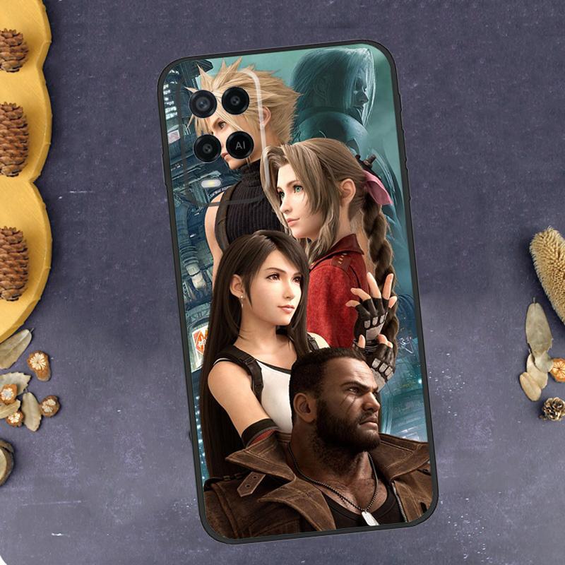 Final Fantasy Phone Case For Oppo A94 A74 A54 A15 A18 A38 A58 A78 A98 A40 A60 A80 A16 A76 A96 A57S A17 A77
