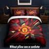 Manchester United Diseño Juego de Cama Ropa de Cama 1 Funda Nórdica + 2 Fundas de Almohada Suave Transpirable Ropa de Cama para el Hogar