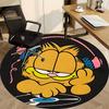 1pc Garfield DJ Office Round Area Rug,  Under Office Chairs Bedroom Living Room Home Decor A0926063