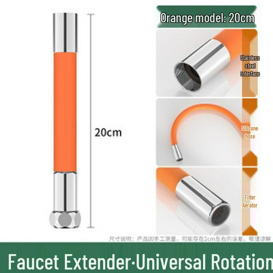 

Universal Faucet Extension Hose - Anti-Splash Connector for Mops & Pools