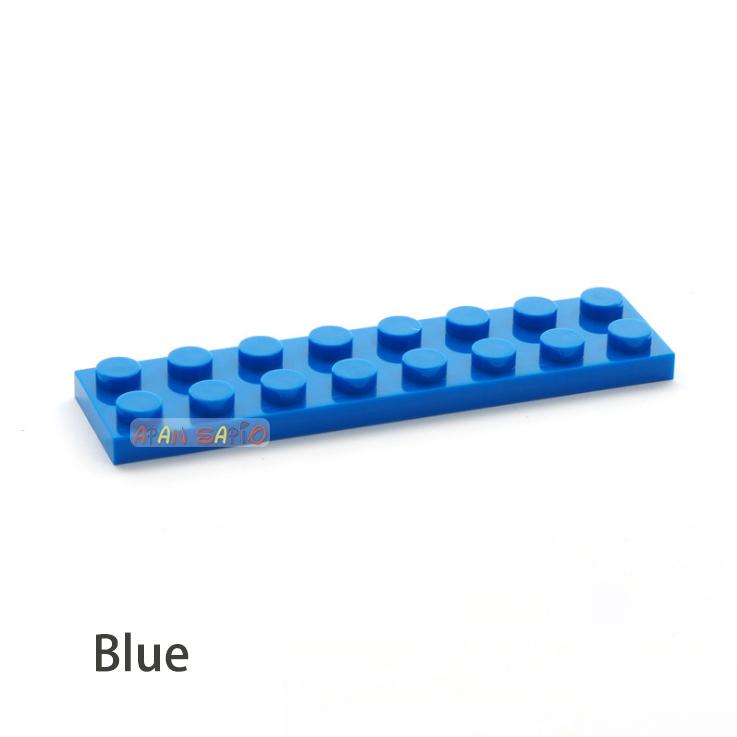 40pcs DIY Building Blocks Thin Figures Bricks 2x8 Dots 13Color Educational Creative Size Compatible With 3034 Toys for Children