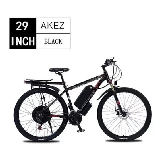 AKEZ 1000W modello Lega di Alluminio Bicicletta Elettrica 21 Velocità Bicicletta Elettrica Per Adulto 29 pollici Mountain ebike Batteria al Litio 48v13AH tragitto quotidiano