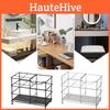 Bathroom Steel Stainless Toothbrush Storage Rack Grid Pen Holder Versatile Neat