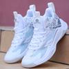 2026 Men's High-Top Breathable Basketball & Running Shoes - Non-Slip, Wear-Resistant for Teens & Adults, Spring/Summer Collection