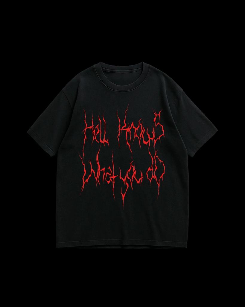 Gothic Men Black Pure Cotton Tshirt Religious and Subculture Dark Style Women Tshirt Philosophical Statement Personalized Top