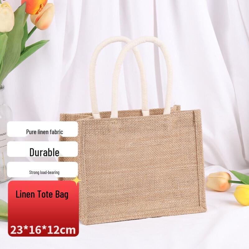 TaTanice Eco-Friendly Jute & Linen Handbag