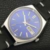 SEIKO EXPO 70 AUTOMATIC JAPAN 6349A MENS VINTAGE BLUE DIAL WATCH a701282-5 R206a-a701282