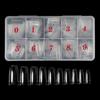 2/3/5 set sfaturi pentru extensie pentru unghii false artificiale Frecch acoperire completa Unghii false acrilice capsule transparente manichiura 500 buc/cutie