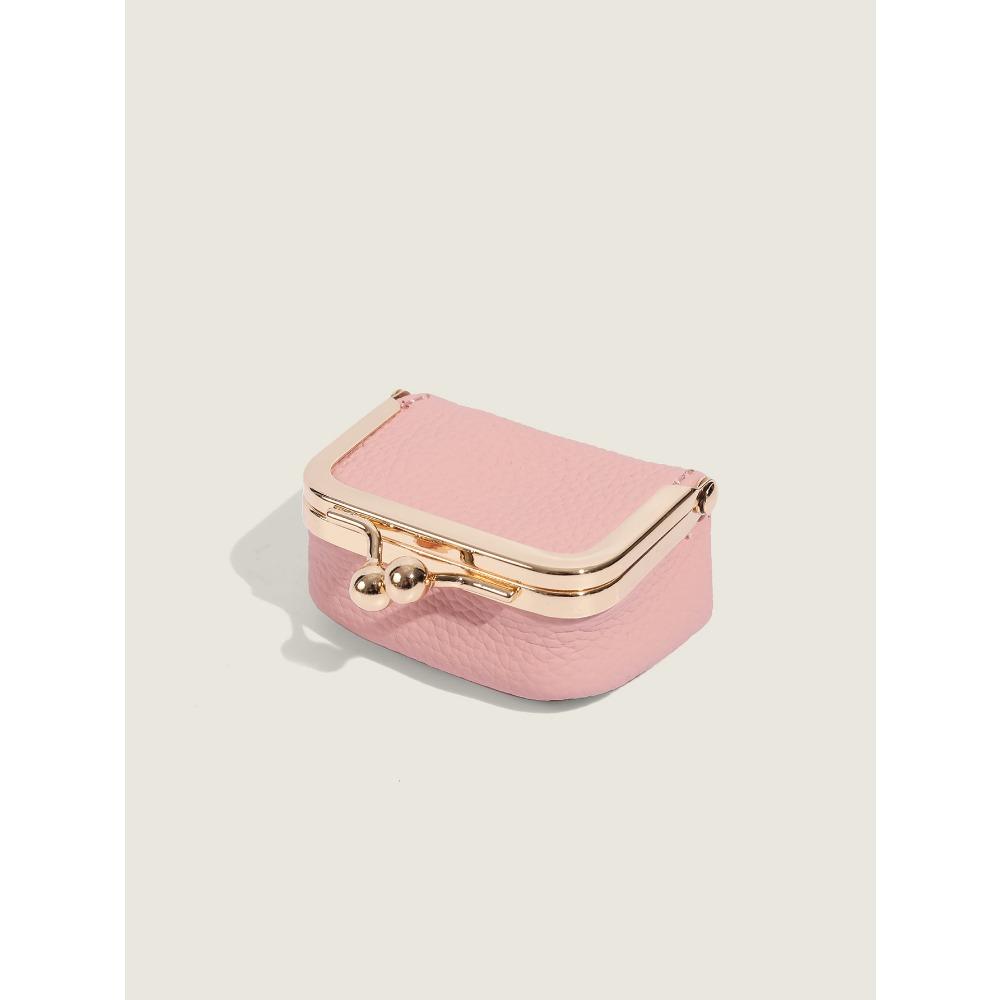 Neue kleine goldene Tasche Ring Ohrring Schmucktasche Kopfhörer Münzaufbewahrung Schmucktasche Mini Münzgeldbörse