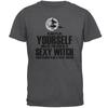 Halloween Always Be Yourself Sexy Witch Dark Heather Adult T Shirt