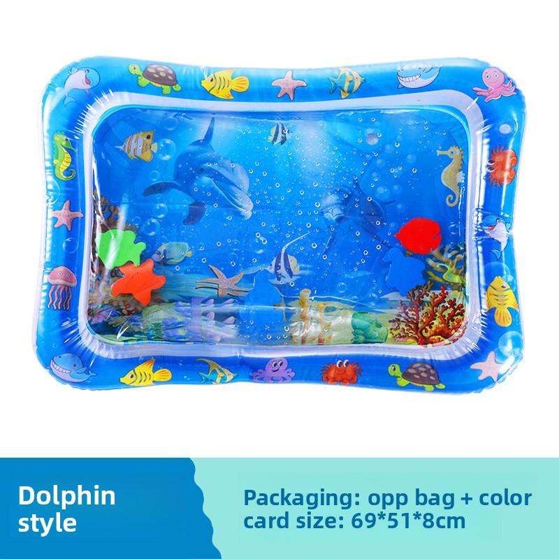 

Надувной детский водный коврик с плавательным кругом на океанскую тематику для сенсорной игры и развития