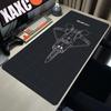 HYBXAXC F22 Fighter Jet Blueprint Mouse Pad Large Computer Office Game Table Mat Rubber Anti-slip Keyboard Mousepad Long DeskPad