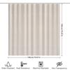 White Striped Bath Mat Waterproof Shower Curtain Home Decor Customizable Size Polyester Modern Bathroom Curtains