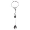 Handmade Craft Jewelry Gift Ornaments Pendant Metal Key Chain Spoon Keychain Key Ring Trinkets