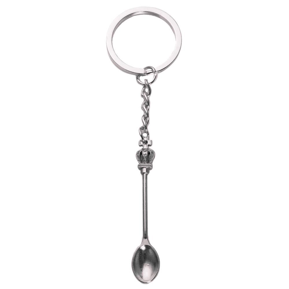 Handmade Craft Jewelry Gift Ornaments Pendant Metal Key Chain Spoon Keychain Key Ring Trinkets