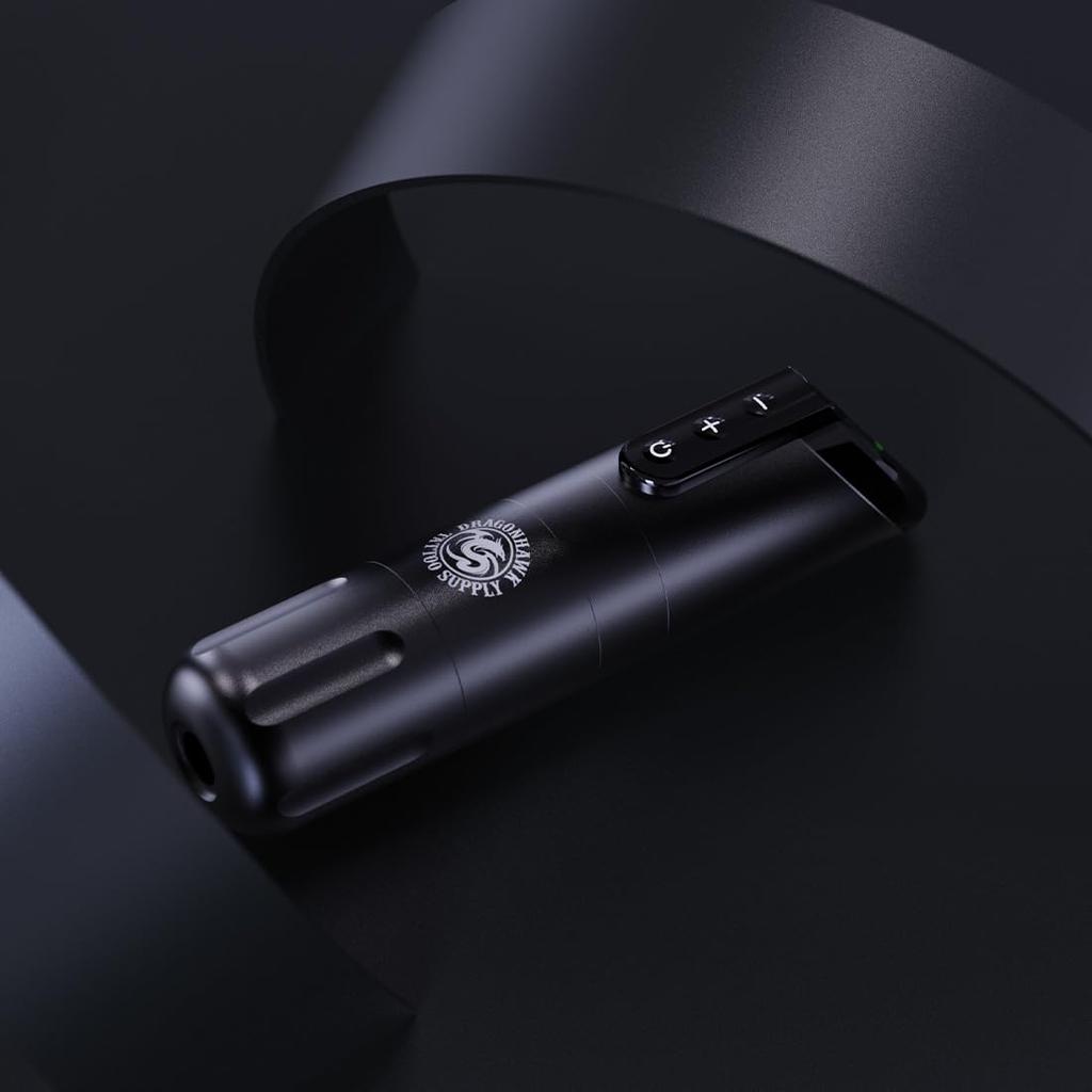 Dragonhawk X2 Wirelss Tattoo Pen Maschinenpistole, Übungs-Tattoo-Stift für Anfänger, Spielen und Tätowieren lernen