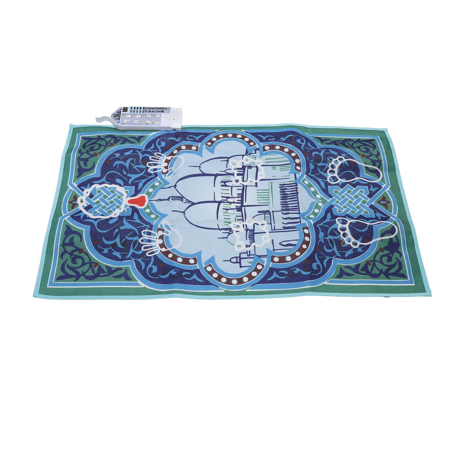 

Мусульманский молитвенный коврик 3,3 фута в длину и 2 фута в ширину, простой в использовании, насыщенные цвета, исламский молитвенный коврик для семьи