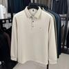Men's Polo Shirt Lapel Long Sleeve T-Shirt Autumn Arrival Print Anti Pilling Business Men'swear