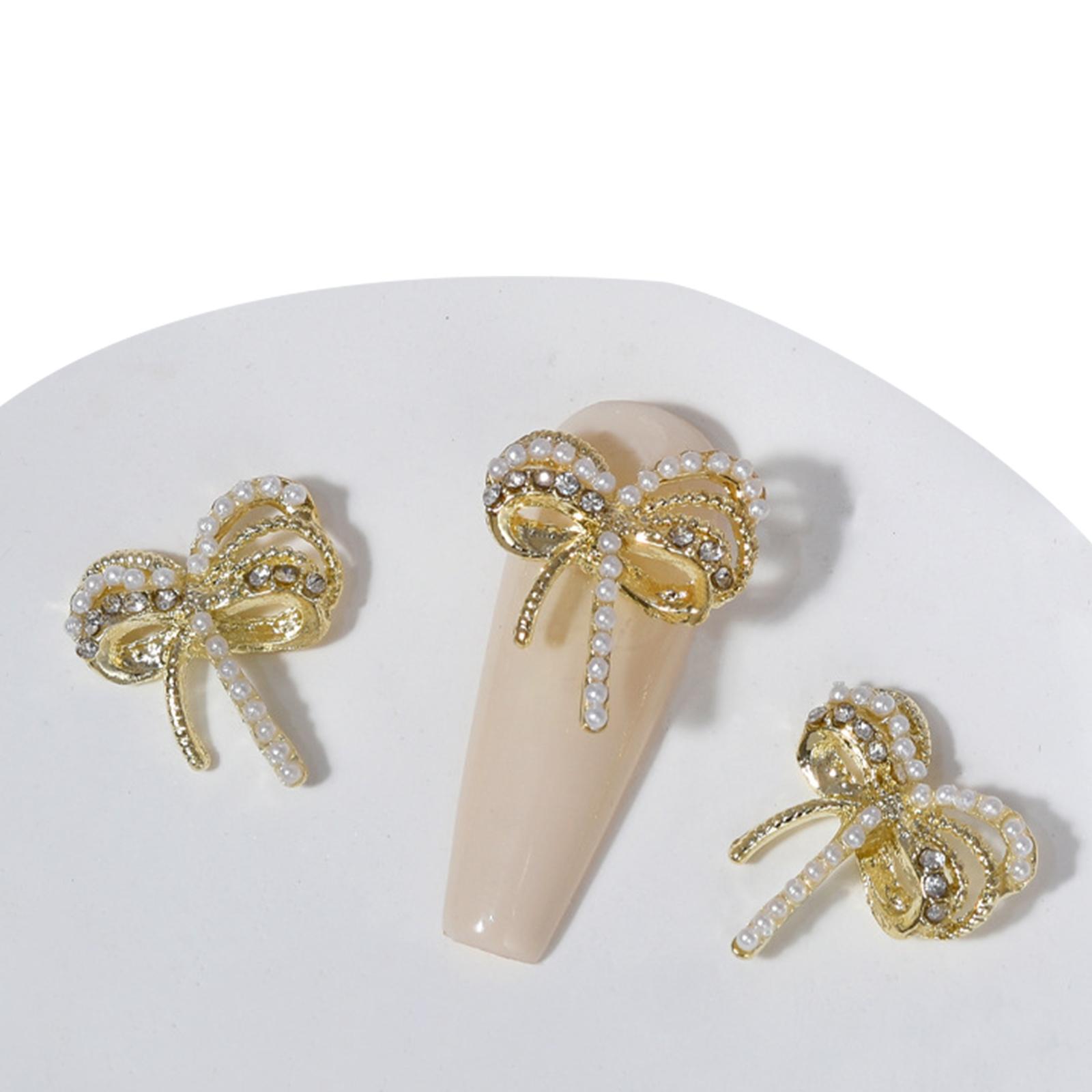 

3 шт. Стразы для ногтей, бантики, подвески для ногтей, бантики, подвески для дизайна ногтей, кристаллы для ногтей, подвески, драгоценные камни для ногтей, украшения для дизайна ногтей J