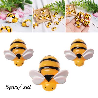 Lot Crafts Hair Ornament DIY Accessories Artificial Bees Simulated Animals Mini Bee Slime Pendants