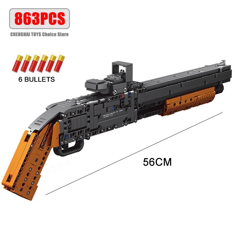 AK47 Rifle AWM Sniper Gun Assembled Building Blocks Military Model MOC Army Firearms Series Bricks Kid Toy Boy Gift for holiday