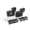 Universal LED Spotlight Bracket for Electric Motorcycles - Aluminum Alloy Bumper Guard & Tube Clip
