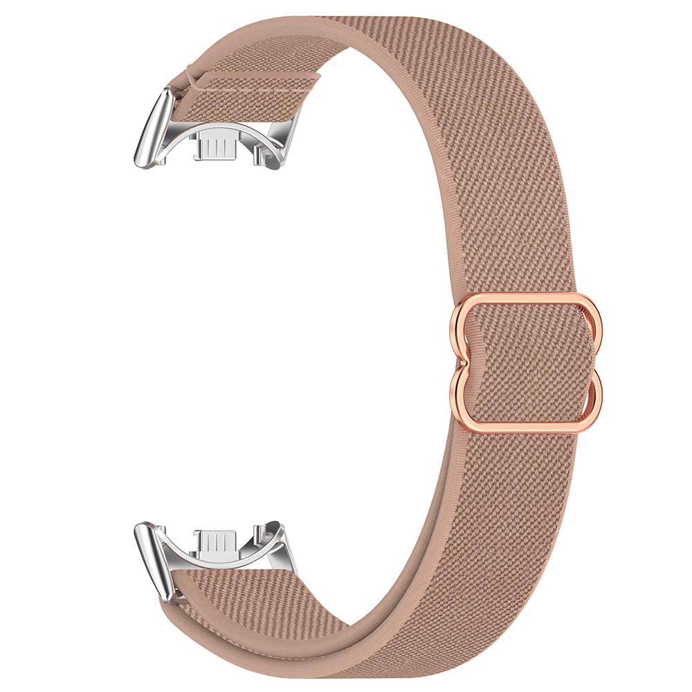 

Нейлоновый ремешок-петля для часов для Xiaomi Band 9 8 9NFC, сменный ремешок-браслет для Mi Band 9 8 9NFC, аксессуар, ремешок на запястье, Correa Mi Band 9 NFC розовый