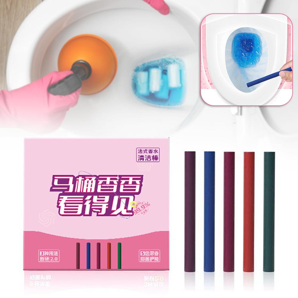 Toilet Bowl Cleaner Perfumes Stick Multi-functional Concentrated Toilet Cleaning Sticks Toilet Tank Cleaner