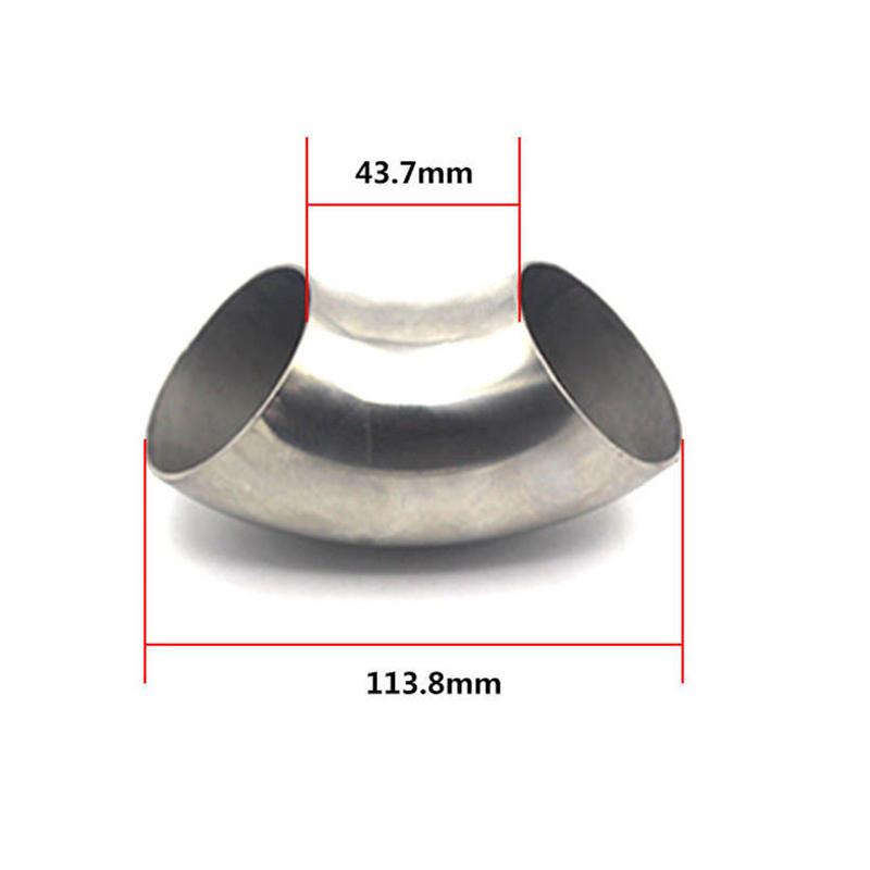 Aviation Grade Stainless Steel Elbow Fittings for Car Exhaust Systems