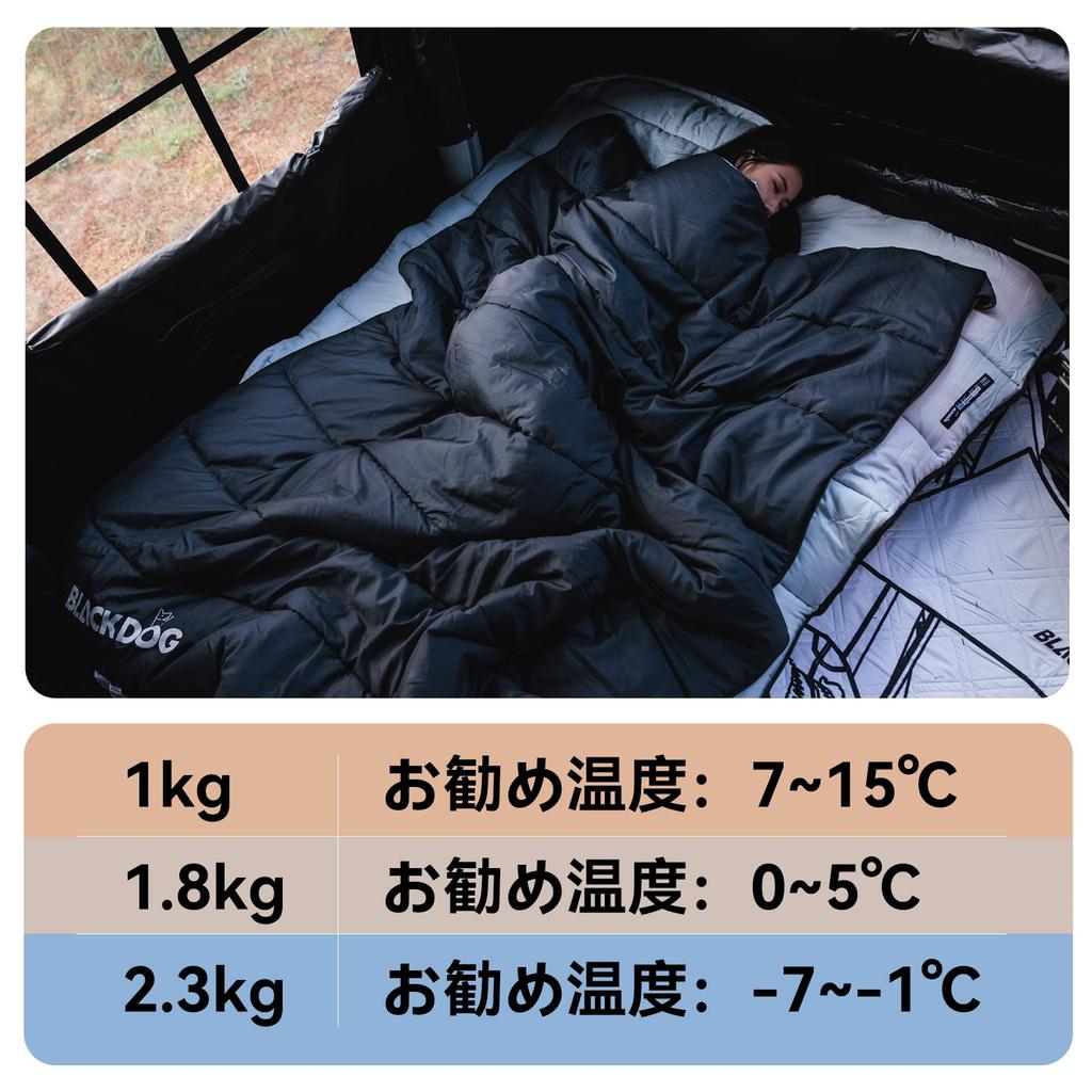 [Official] BLACKDOG Envelope Sleeping Bag (2.3kg)