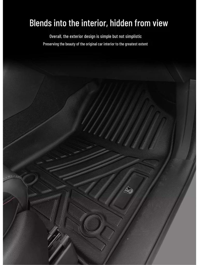 Odorless Waterproof TPE Floor Mats for 2015-2024 Toyota Hilux Pickup, LHD/RHD