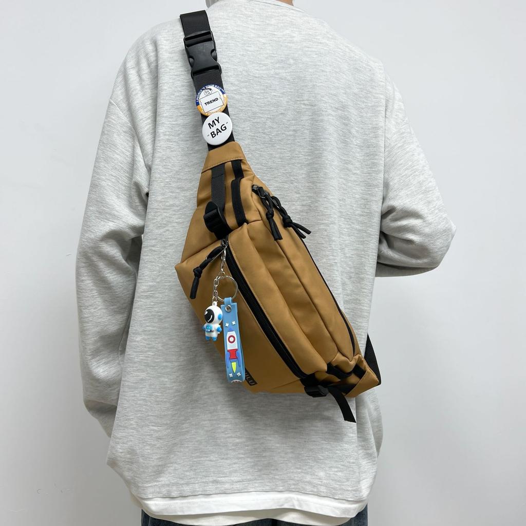 Herren Umhängetasche Vielseitige Studenten Schultertasche Lässige Herren Schultertasche Herren Brusttasche