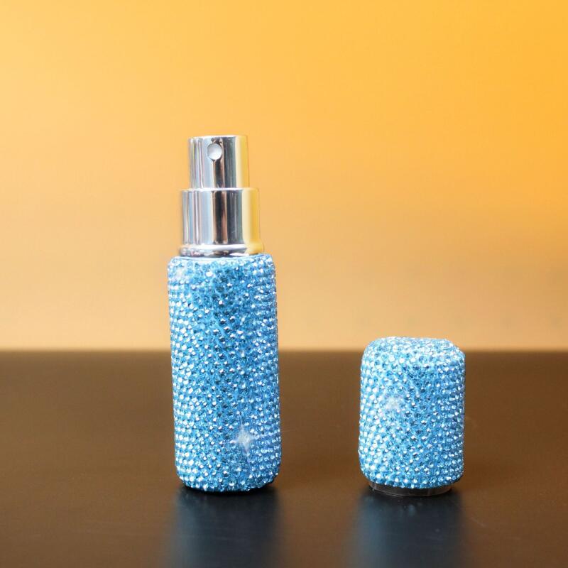 10ml Exquisite Creative Diamond-Studded Perfume Bottle Refillable Empty Bottle Toner Bottle Travel Size