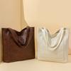 Women's Tote Bag Middle-Aged Soft Leather Large Capacity Shoulder Bag Underarm Bag