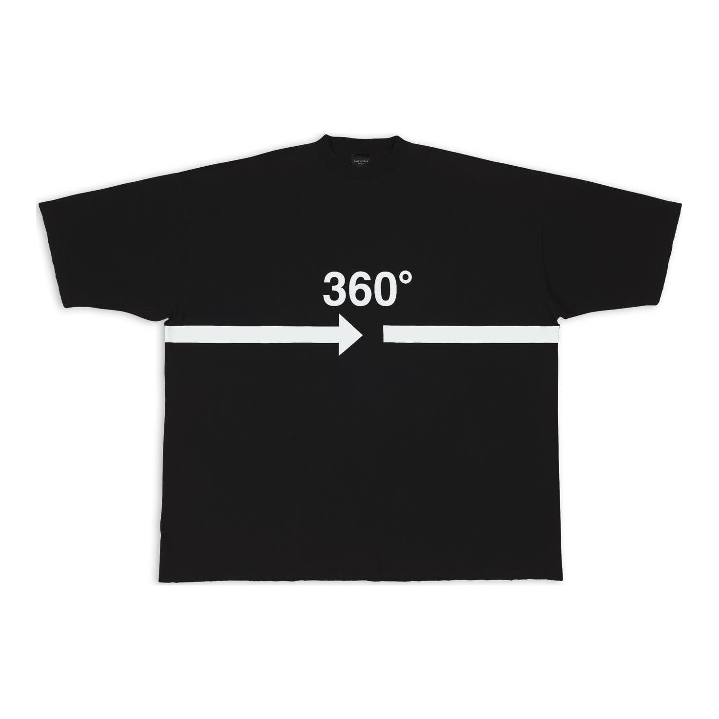 Balenciaga 360 Tubular T-Shirt Oversized `Black`