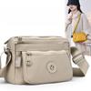 Lässige Damen-Umhängetasche, leichte Schultertasche mit mehreren Fächern, geeignet für Reisen
