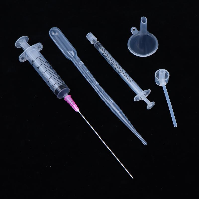 5Pcs Plastic Diffuser Syringe Straw Dropper Funnel Spray Dispensing Required Cosmetic Tools Perfume Refill Tools Set