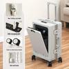 Xiaoyan Front Opening Aluminum Frame Luggage