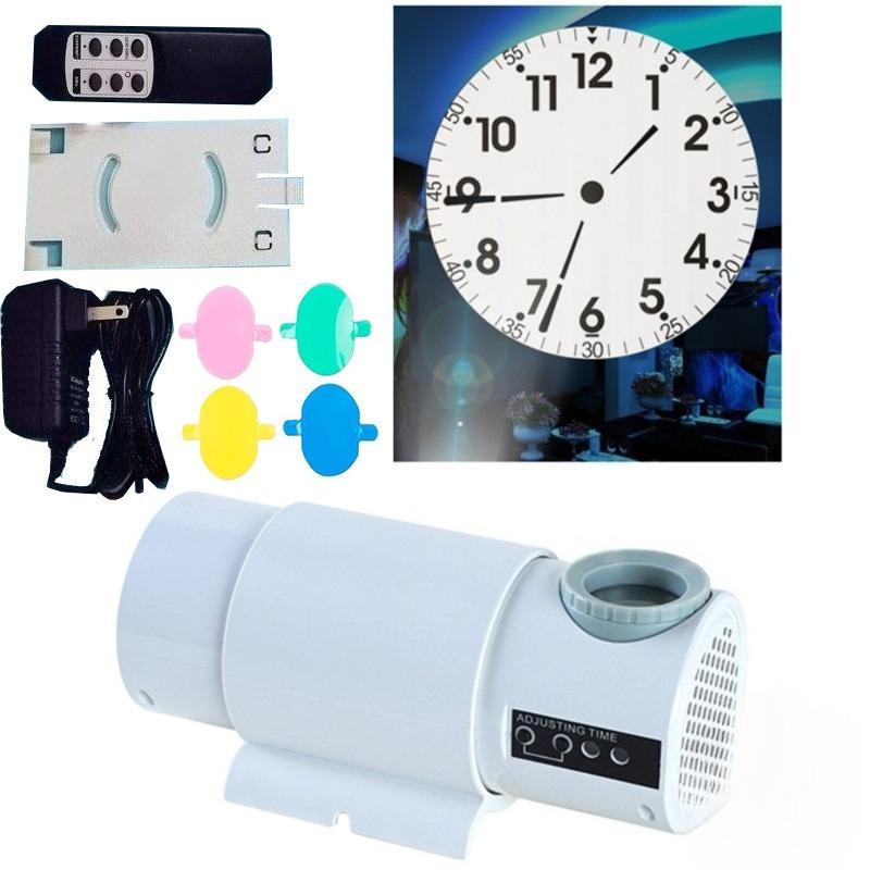

LED Projection Clock Silent Remote Control Projection Clock Modern Adjustable Projective Clocks Bedroom Decoration Accessories