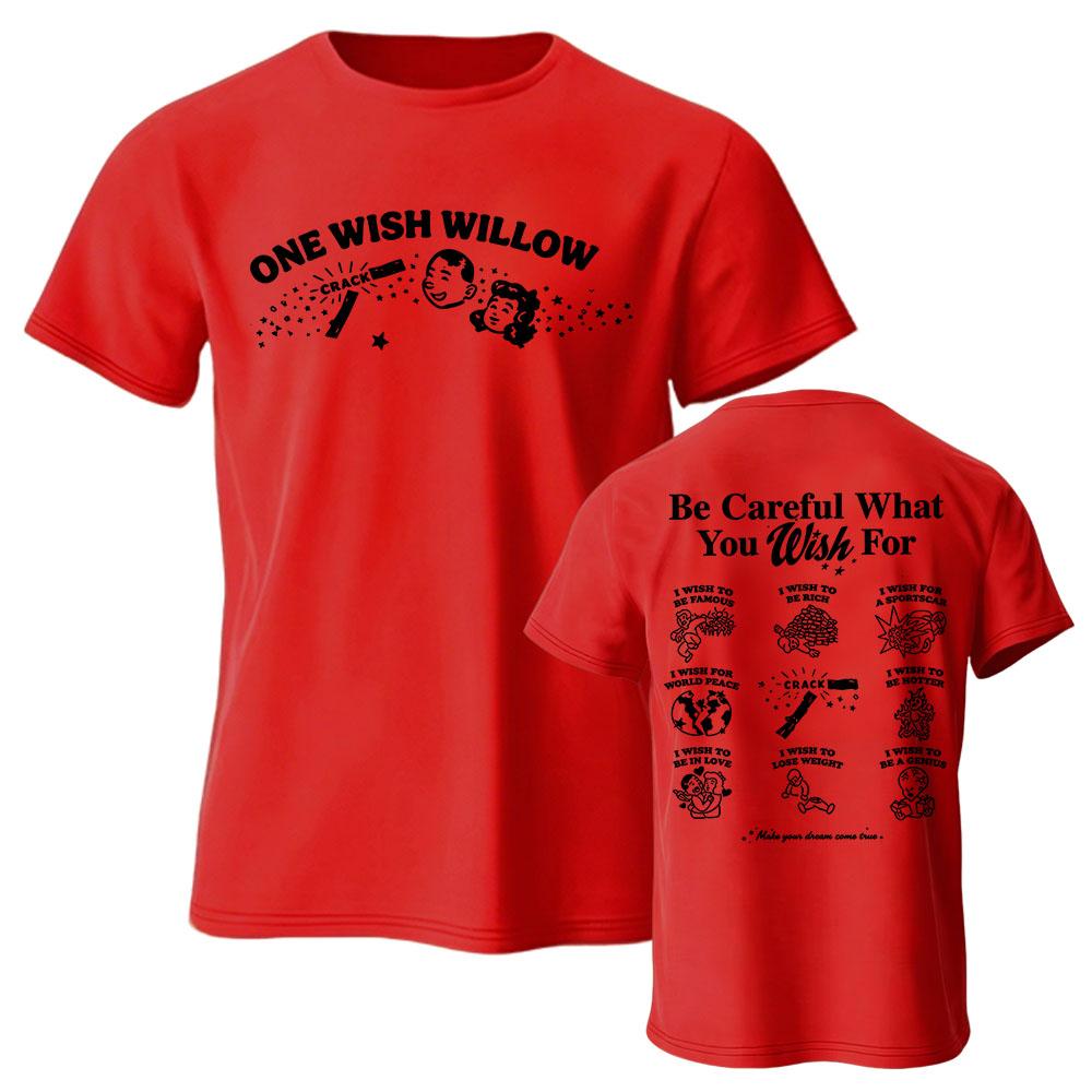 Film Obsession Ein Wunsch Weide T-Shirt Kurzarm Baumwolle Sommer Lässig T-Shirts Unisex Streetwear Mode Grafik T-Shirts