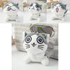 Crystal Soft 10cm Cat Plush Keychain Cute Kitten Stuffed Toy For Decoration
