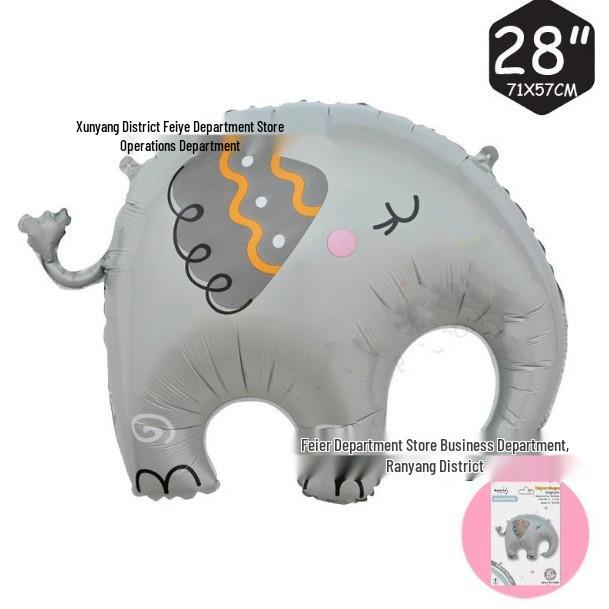 Decorațiuni Petrecere de Ziua Animalelor din Junglă: Set de Baloane Folie Iepure și Leu
