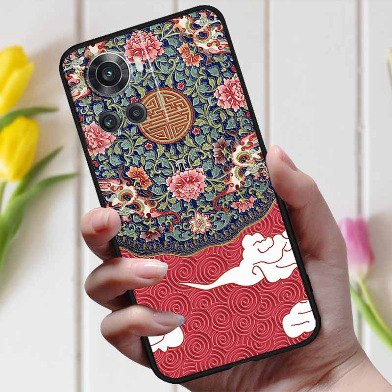 For Oneplus ACE Case Oneplus 10R 5G 3D Relief Cartoon Emboss Silicone Shockproof Cover For Oneplus 10 R Ace Case Coque Bumper